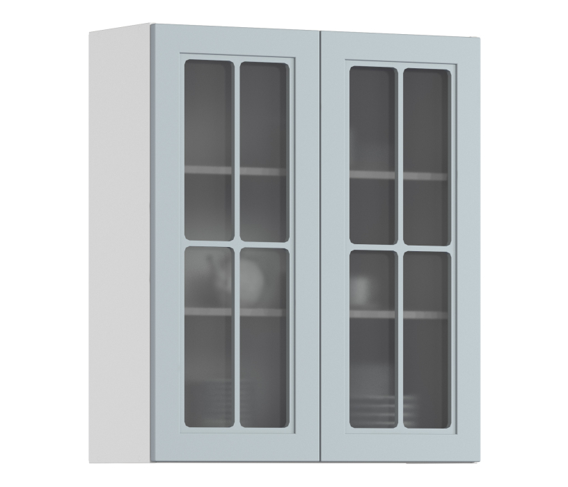 MODERN, MODERN шкаф навесной со стеклом 2 дв 80х92 см