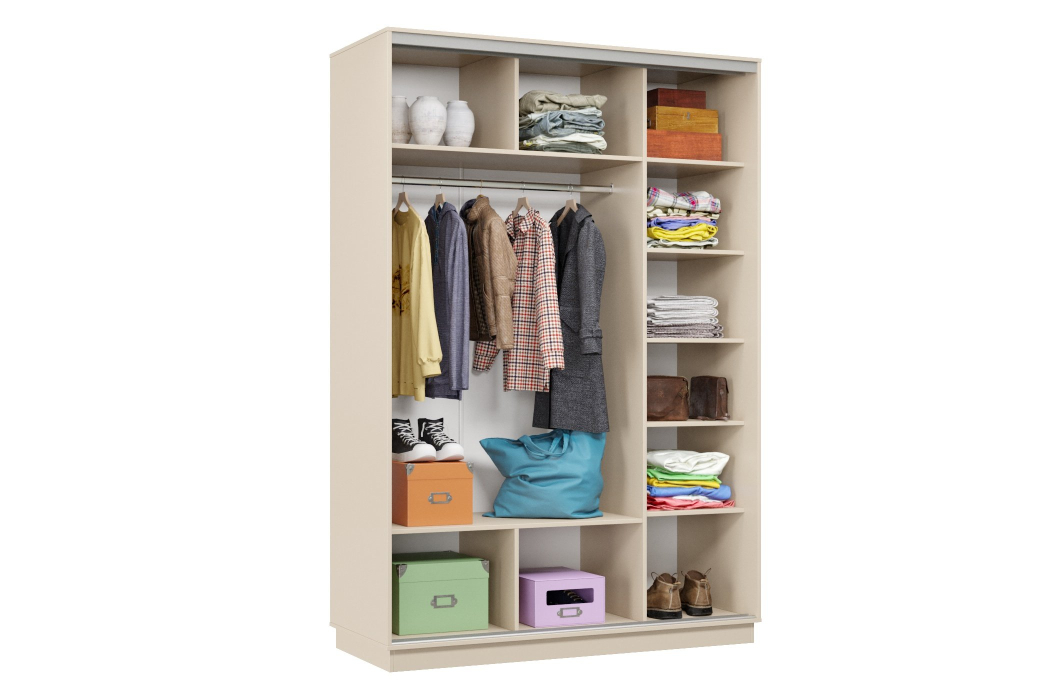 Шкафы-купе, Шкаф-купе Премьер Лайт 12 (08;08) двухдверный