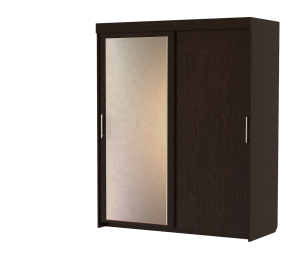 Шкаф-купе шк-19 двухдверный с зеркалом
