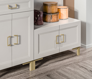 Прихожая Ассоль Кашемир серый/МДФ Кашемир