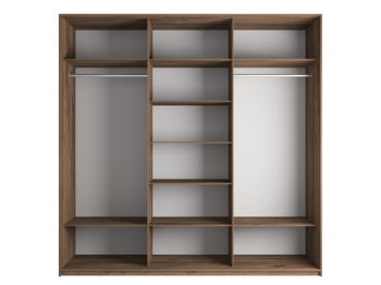 Шкаф-купе Эста 3-х дверный ДСП/Стекла пудра/Доводчик 240х66х240