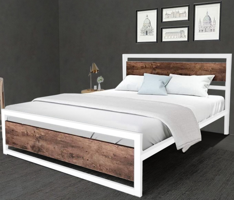 Кровати 120 см, Кровать в стиле лофт Бостон 1.2