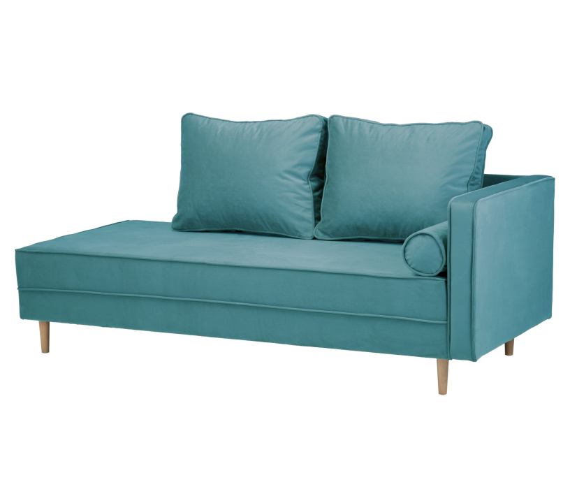 Дизайнерские диваны для гостиной, Диван - кушетка Блюз, велюр