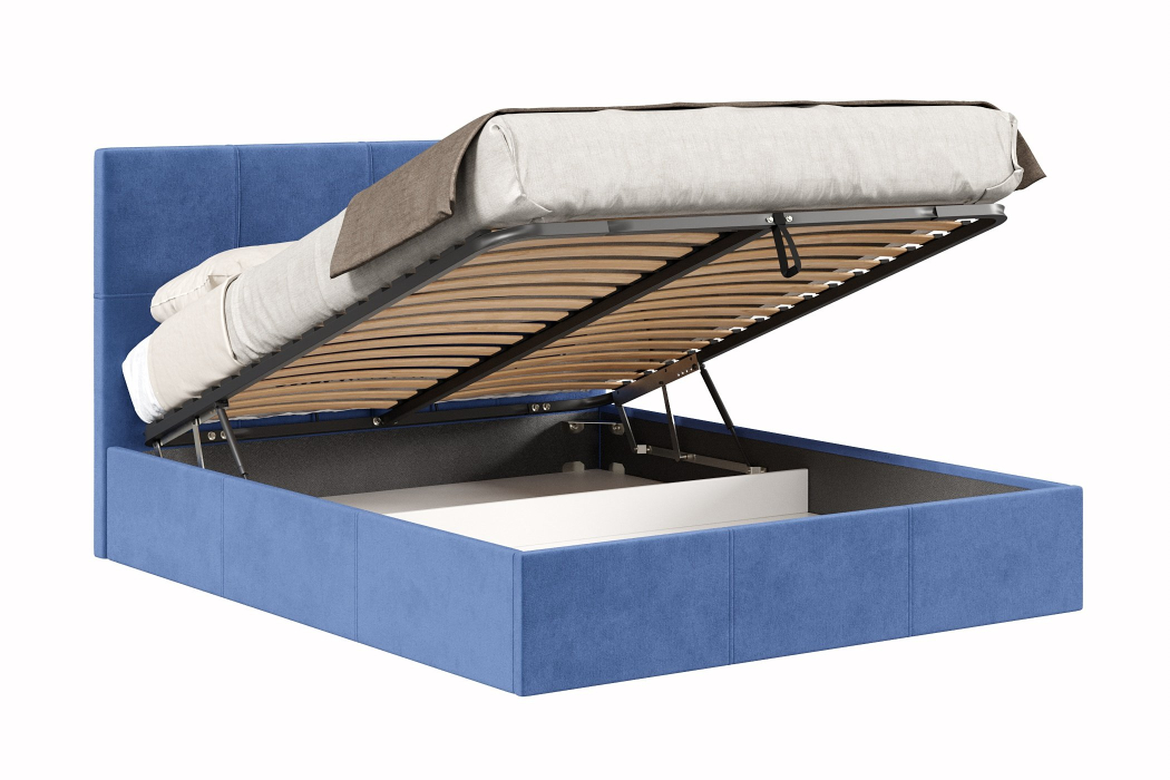 Мягкая кровать, Кровать Марсель 1600 с подъёмным механизмом