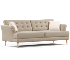 Диваны прямые, Диван прямой нераскладной Питсбург, велюр