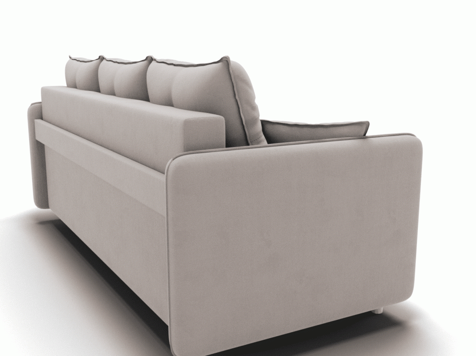 Диваны еврокнижки, Прямой диван Лотос,НПБ,еврокнижка,велюр