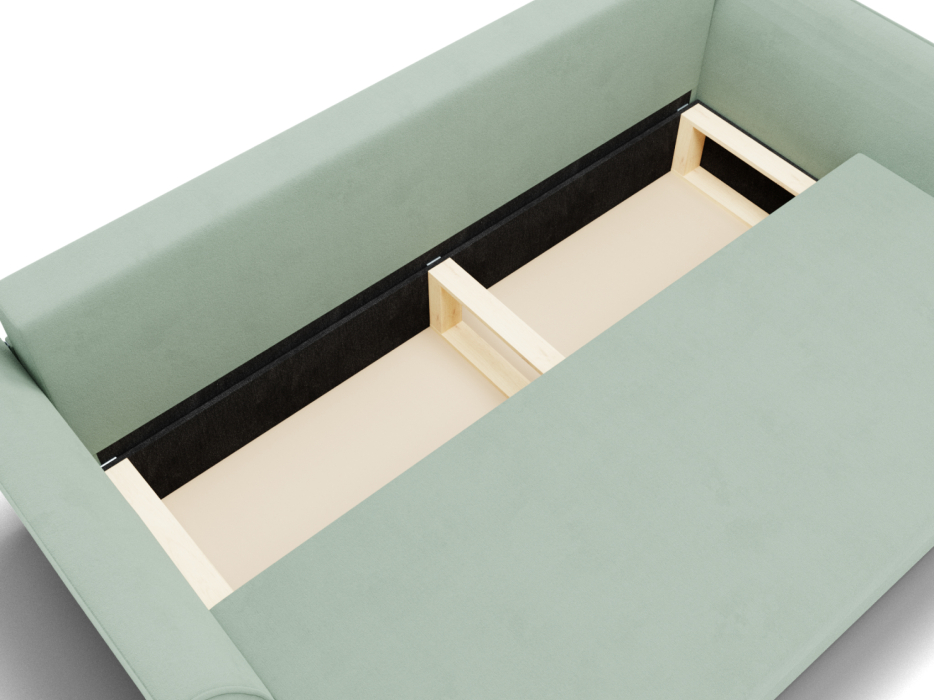 Диваны еврокнижки, Прямой диван Мелодия,НПБ,еврокнижка,велюр