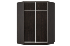 Угловые шкафы, Шкаф-купе Премьер Лайт 71 угловой (08;08) двухдверный