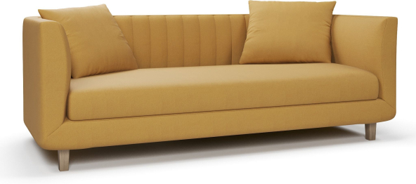 Диван прямой нераскладной Ларт, велюр