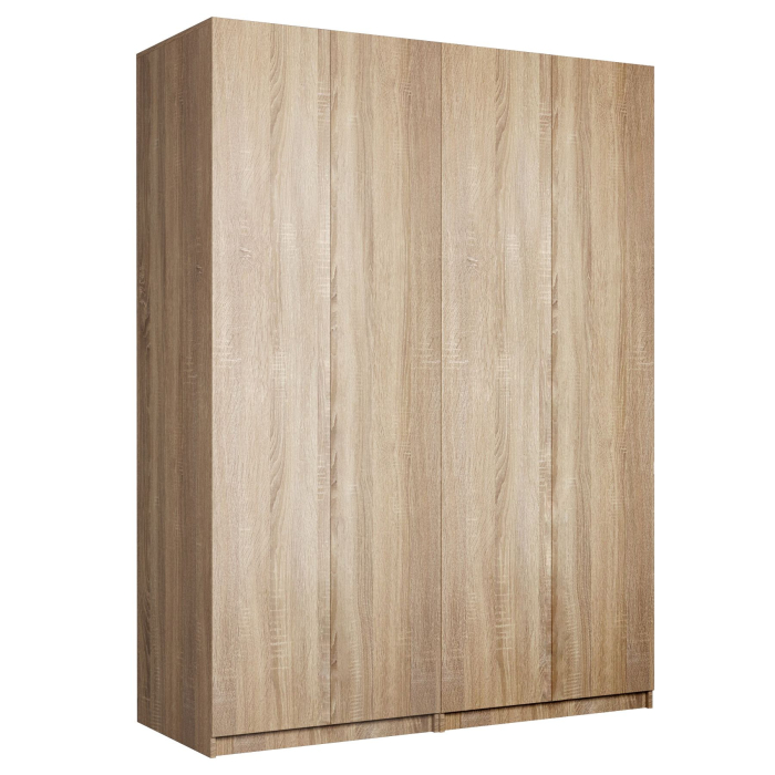 Шкафы распашные, Распашной шкаф Локер 800+800 (Гармошка с системой Push to Move/Левый) с полками