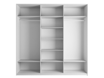 Шкаф-купе Эста 3-х дверный Стекла фисташка/Доводчик 240х66х240