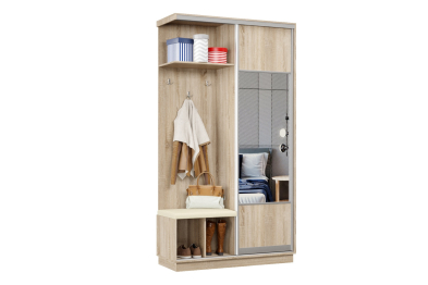 Прихожая Премьер 03 Лайт Мини 05 Левая Мягкая