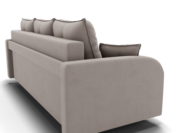 Прямой диван Генри,НПБ,еврокнижка,велюр