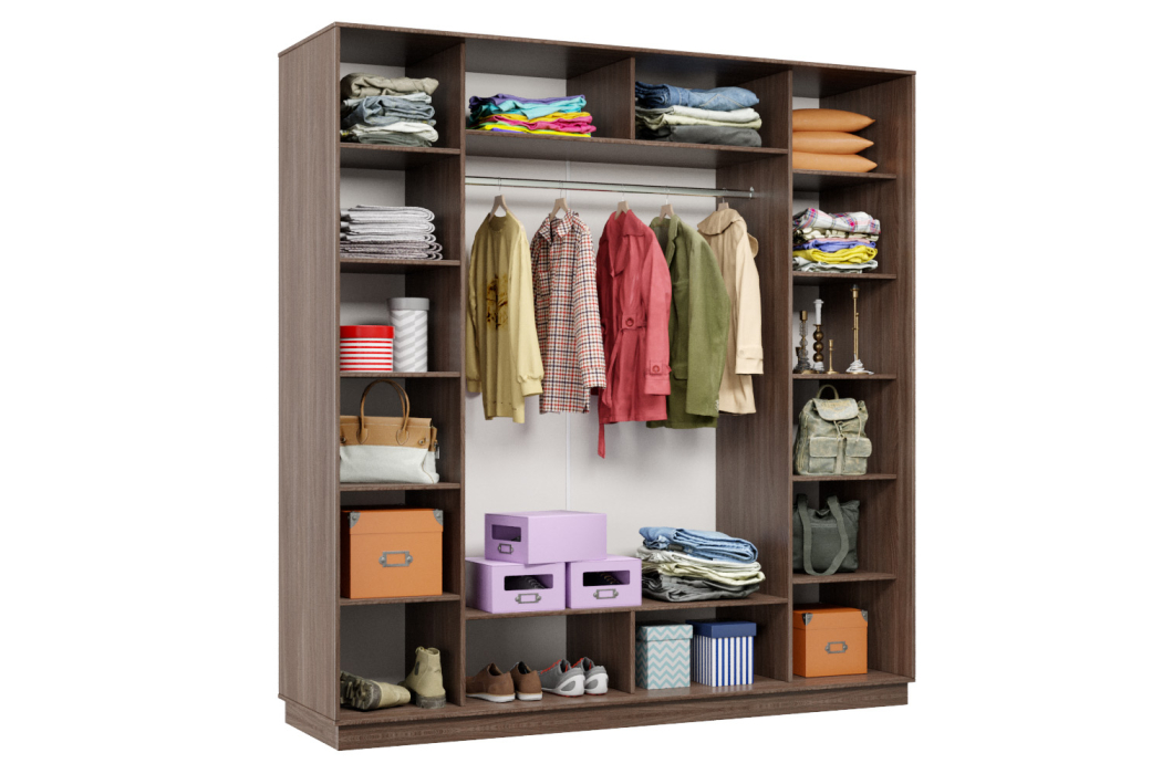 Шкафы-купе 3-х дверные, Шкаф-купе Премьер Лайт 36 (05;05;05) трехдверный