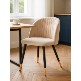 Стул Gabi black/gold