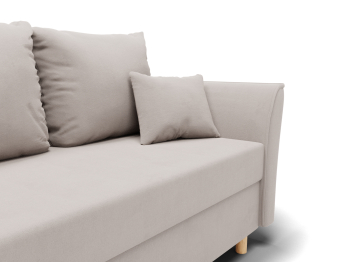 Прямой диван Мелодия,НПБ,еврокнижка,велюр