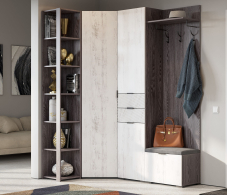 Открытые, Угловой модуль УМ-3401, черный ясень