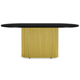 Стол Барон О 160 х 90 (золотые ноги)