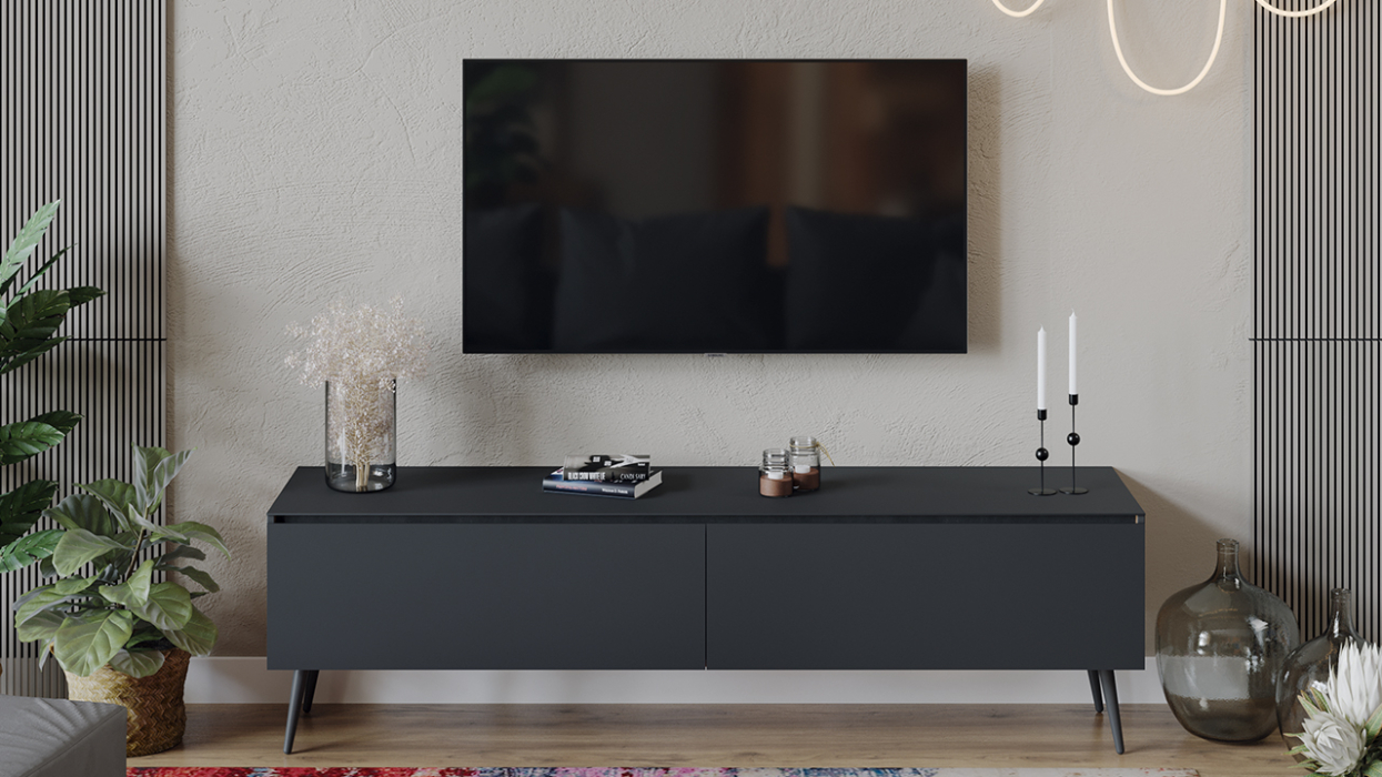 ТВ-тумбы, Комплект опор универсальный к тумбе Глосс, серый