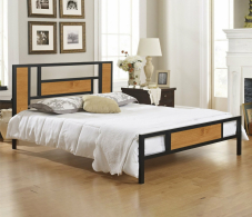 Кровати 140 см, Кровать в стиле лофт Бристоль 1.4