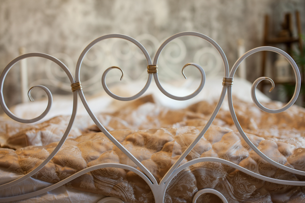 Кованые кровати, Кованая кровать Кармен 1.6 с одной спинкой