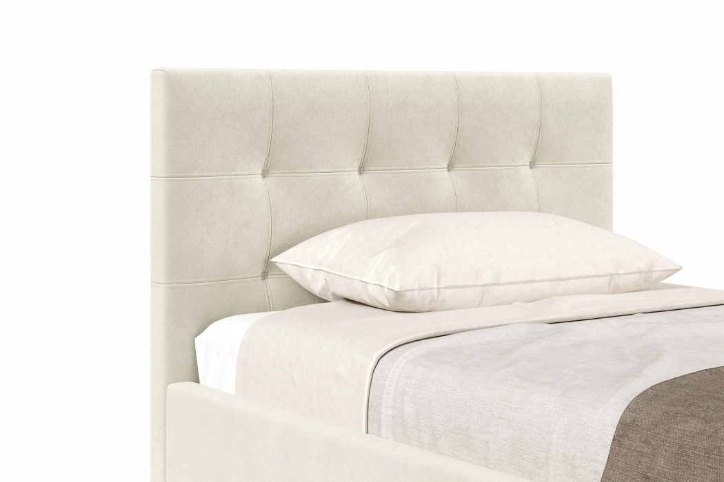 Мягкая кровать, Кровать Турин 1200, велюр