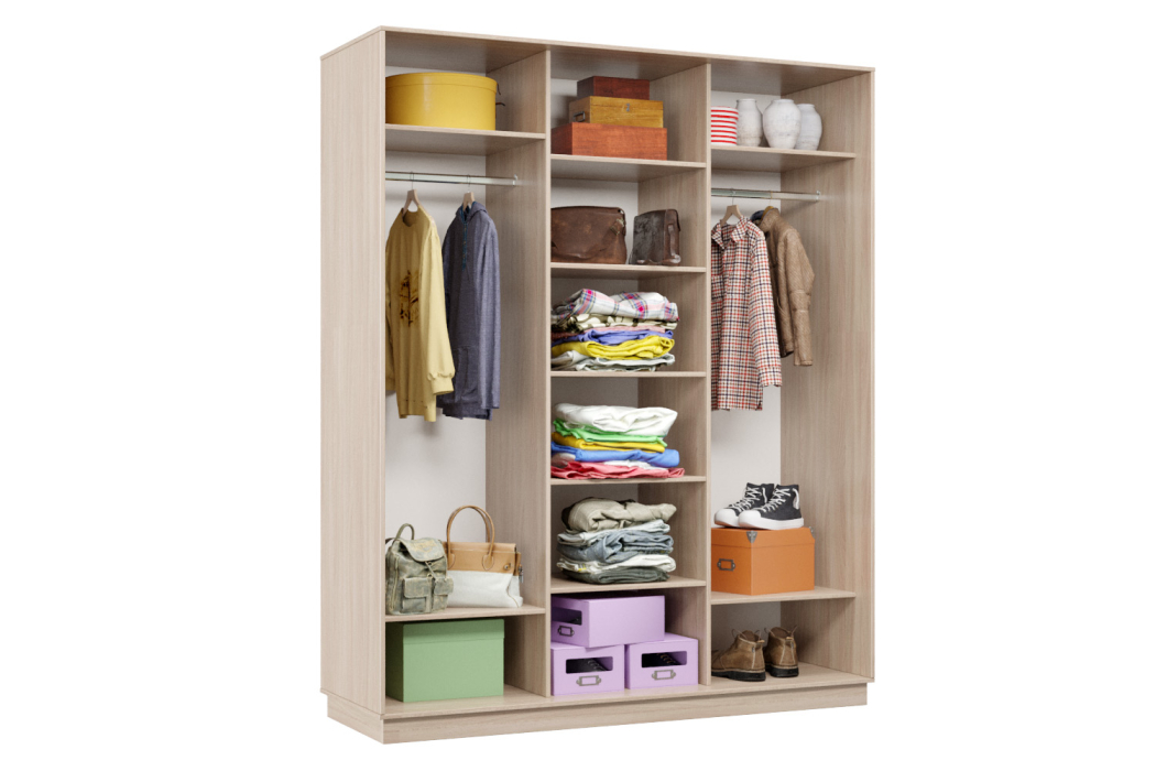 Шкафы-купе 3-х дверные, Шкаф-купе Премьер Лайт 26 (01;01;01) трехдверный