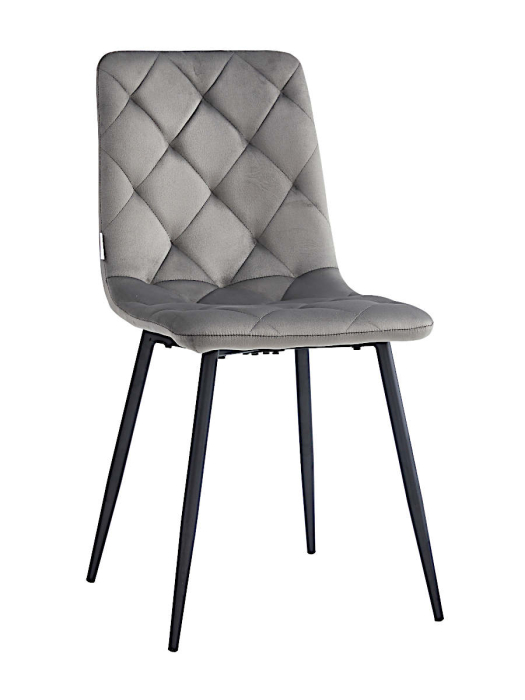 Стулья, Стул мягкий DC210 велюр каркас металл черный КРУГЛЫЙ