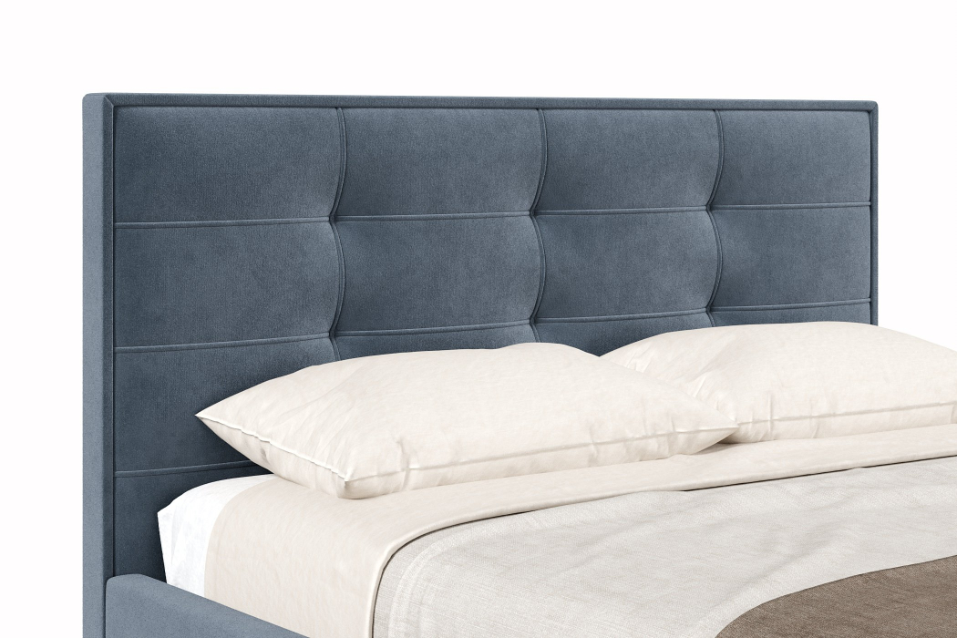 Мягкая кровать, Кровать Римини 1600 с подъёмным механизмом, велюр