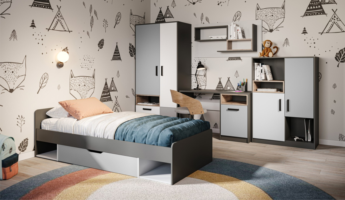 Детские комоды, Комод Квадро 90 высокий