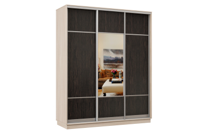 Шкаф-купе Премьер Лайт 23 (08;05;08) трехдверный