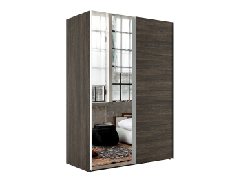 Шкаф-купе Эста ДСП+Зеркало 180х66х240