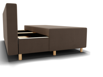 Прямой диван Сияние,еврокнижка,велюр