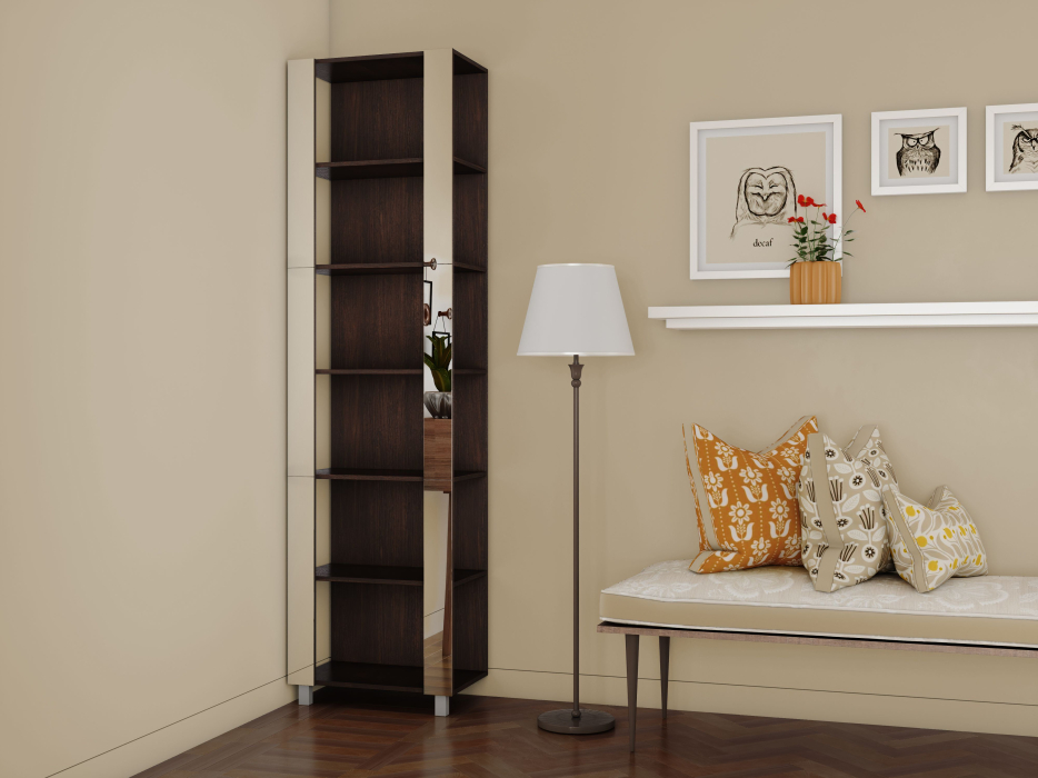 Открытые, Стеллаж модульный Универсальный 35х51х230 Зеркало