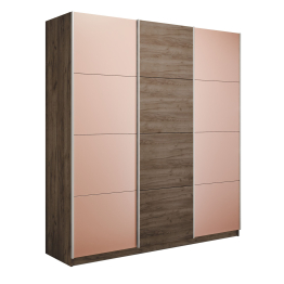 Шкаф-купе Прайм 3-х дверный Стекла пудра/ДСП/Доводчики 210х57х230