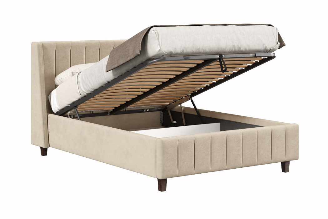 Мягкая кровать, Кровать Милана 1400 с подъёмным механизмом