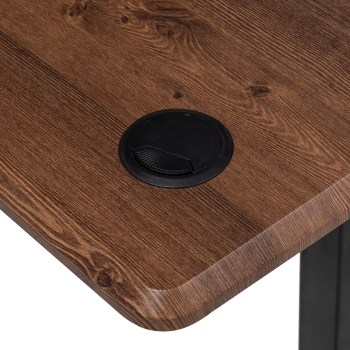 Прямые компьютерные столы, Компьютерный стол Маркос с механизмом подъема 140х80х75, белый