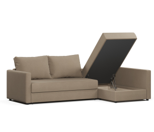 Диван угловой Фрисби дельфин, велюр