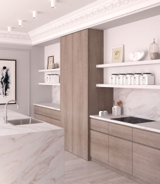 Столешница 4150*595*38 влагостойкая Ботаника 2742_Т