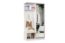 Прихожие, Прихожая Премьер 04 Лайт Мини 11 Левая Мягкая