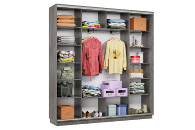 Шкаф-купе Премьер Лайт 33 (11;08;11) трехдверный