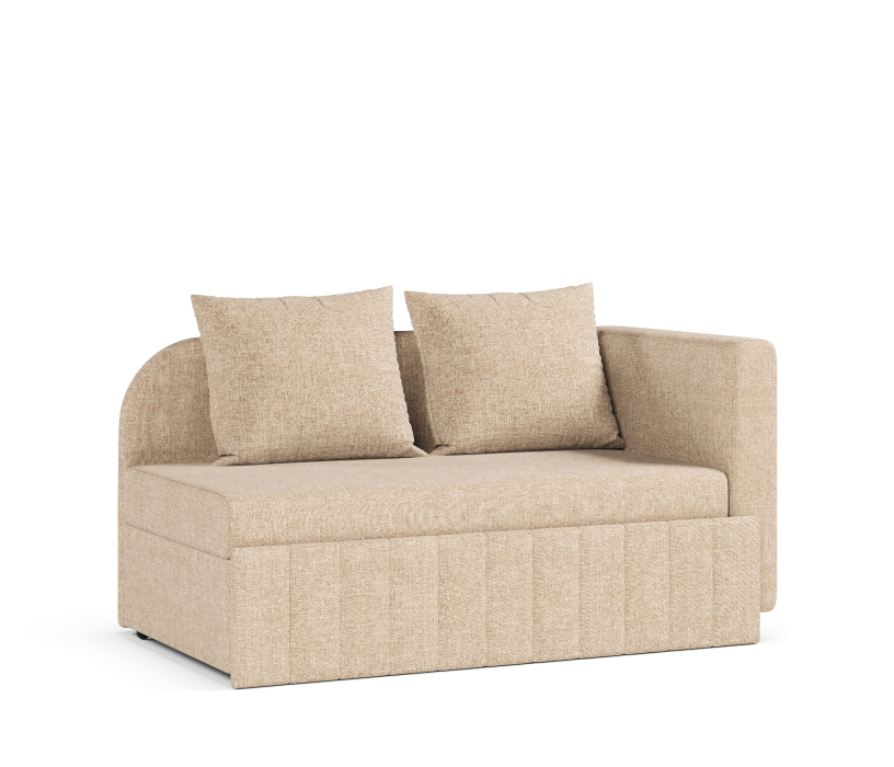 Диваны прямые кухонные, Кушетка Кларисс, рогожка