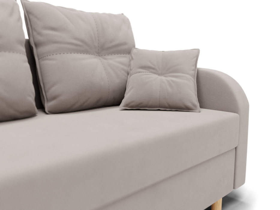 Диваны еврокнижки, Прямой диван Генри,НПБ,еврокнижка,велюр