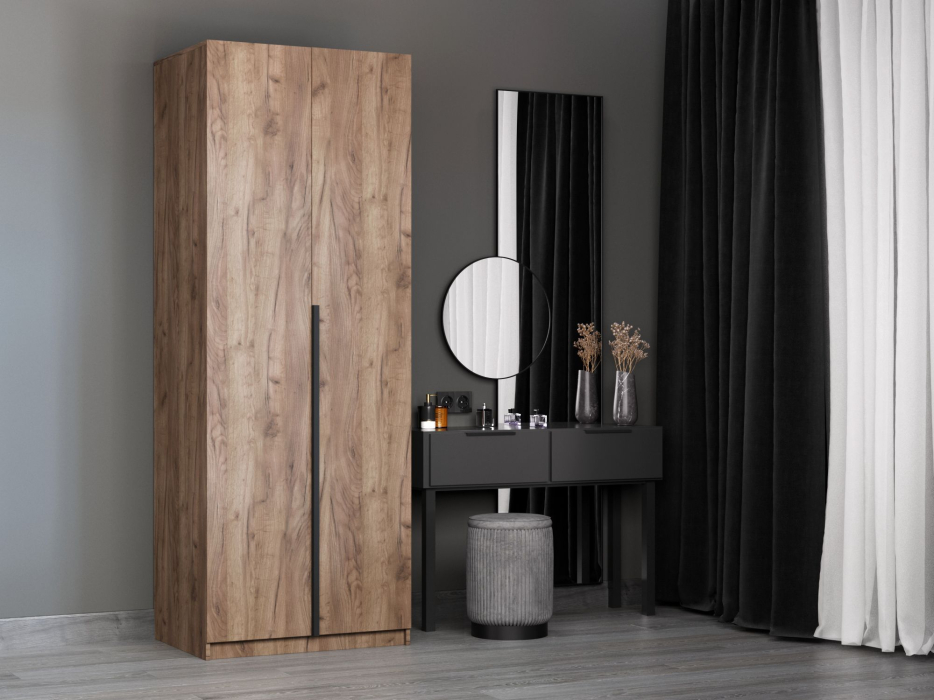 В спальню, Шкаф Локер 2-х дверный (Гармошка) доп. полки