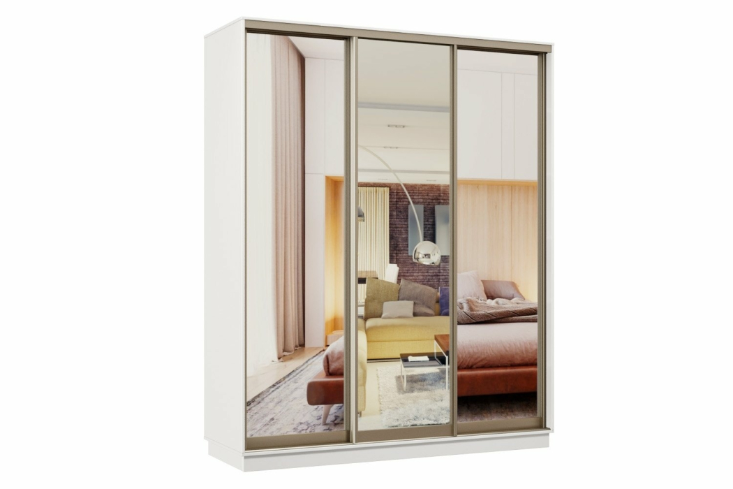 Шкафы-купе, Шкаф-купе Премьер 32 белый