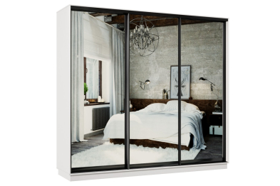 Шкаф-купе Премьер 58 белый