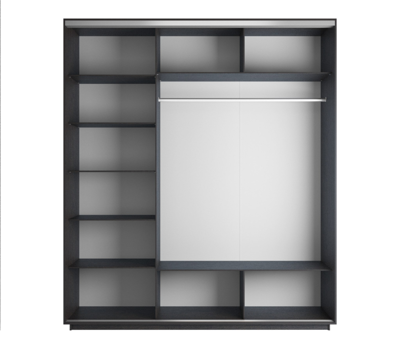 Шкафы-купе, Шкаф-купе Экспресс Элемент трио 2400 x 1800 x 600