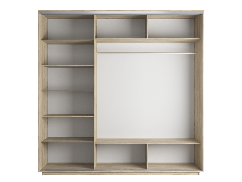 Шкафы-купе, Шкаф-купе Экспресс 1011, 180х60х220