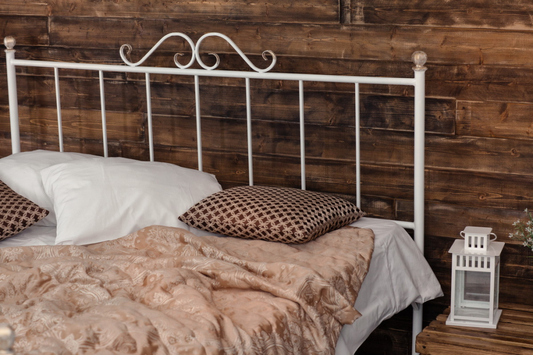 Кованые кровати, Кованая кровать Оливия 1.6 с двумя спинками