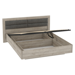 Кровать Анима КРП-321-16-14, 1,4*2,0, дуб серый, alpina 14